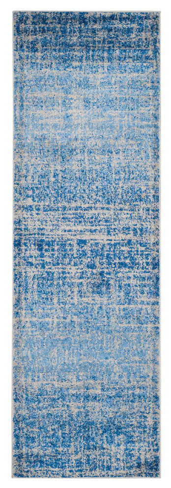 Safavieh Adirondack Collection, ADR116 Rug, Blue/Silver, 2'6"x8'