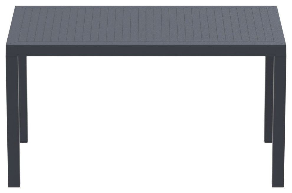 Compamia Ares Rectangle Dining Table, Dark Gray