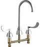 Chicago Faucets 786-GN2AFCABCP Concealed Hot and Cold Sink Faucet