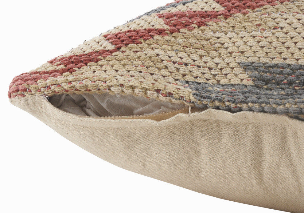 Eclectic Multicolored Southwestern Throw Pillow