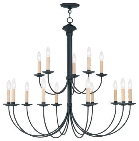Heritage Chandelier, Black