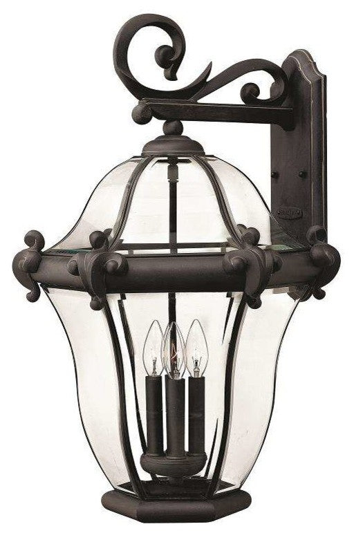 Outdoor San Clemente 4-Light, Museum Black