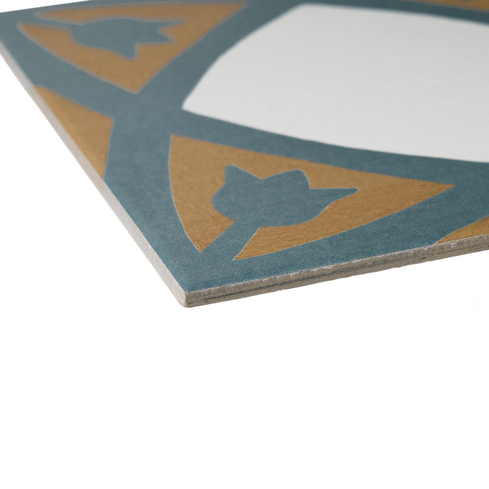 Revival Ceramic Floor and Wall Tile, Tulip