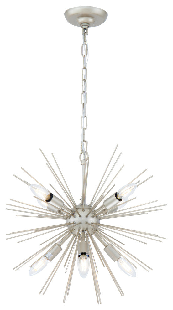 Champagne Finish 8-Light Pendant