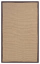 Bay Contemporary Area Rug, Brown, 2'x3' Rectangle