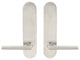 Stockholm Lever, Tubular Passage, Satin Stainless Steel, 2-3/8" Backset