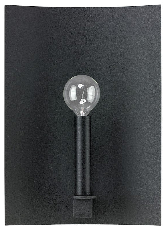 Pearson 1-Light Sconce, Black Iron