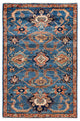 Serapi One-of-a-Kind Hand-Knotted Area Rug Light Blue, 3'2" x 4'11"