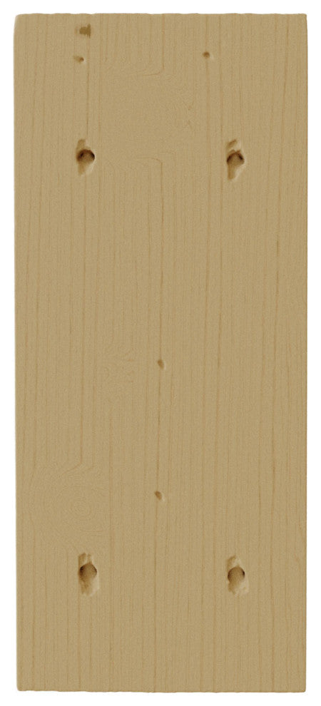 3"W x 5"D x 7"H Hamilton Traditional Bracket, Alder