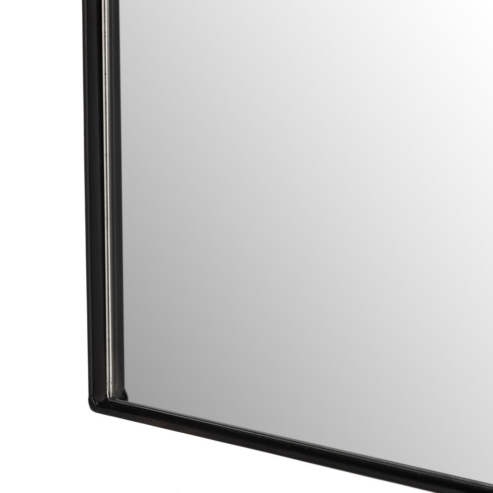 Jacques Small Mirror-Gunmetal