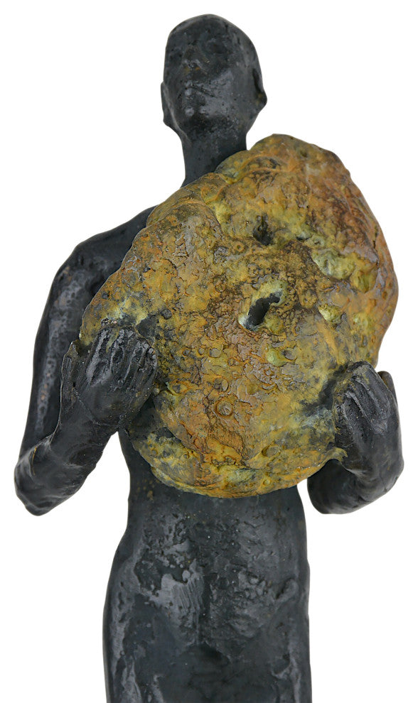 Man on Rock Medium Bronze