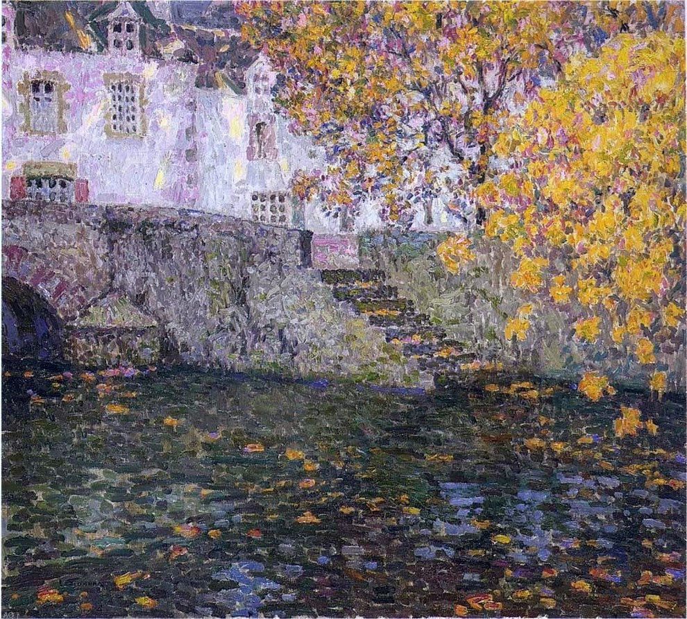 Henri Le Sidaner Autumn - 20" x 25" Premium Canvas Print