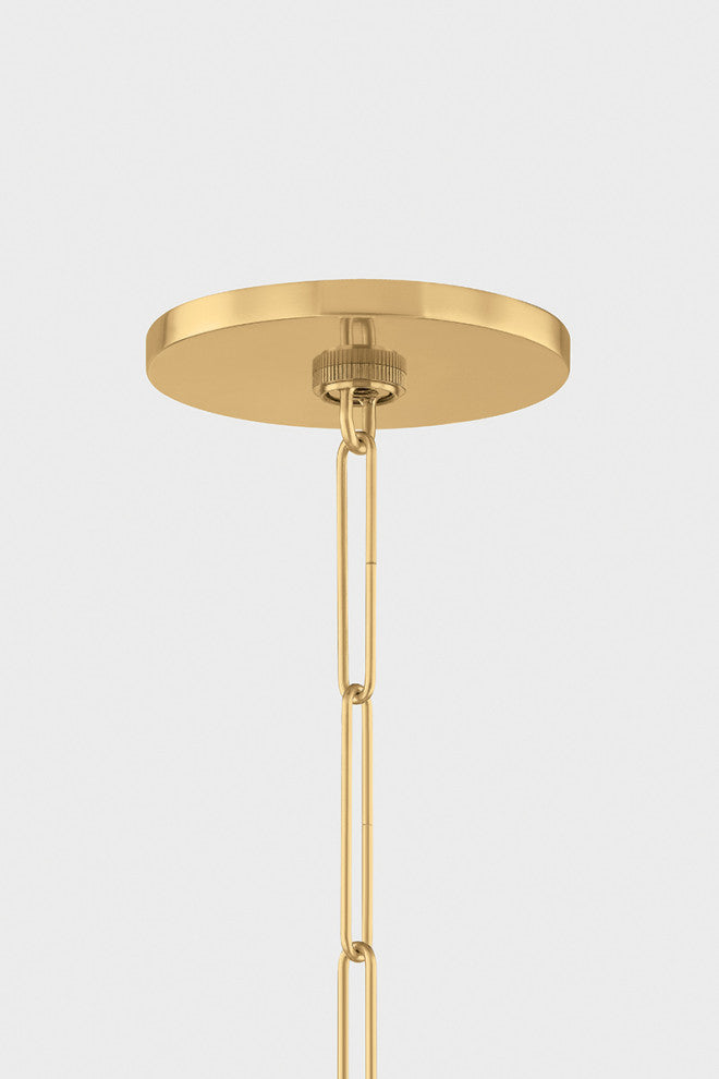 Mitzi Ashby Chandelier Aged Brass