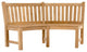 Buckingham 6' Bench With Cushion, Cushion: Canvas