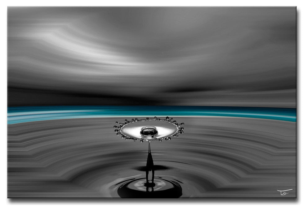Ready2Hangart 'Aqueous Trance I' By Tristan Scott Canvas Art, 20" Hx30"