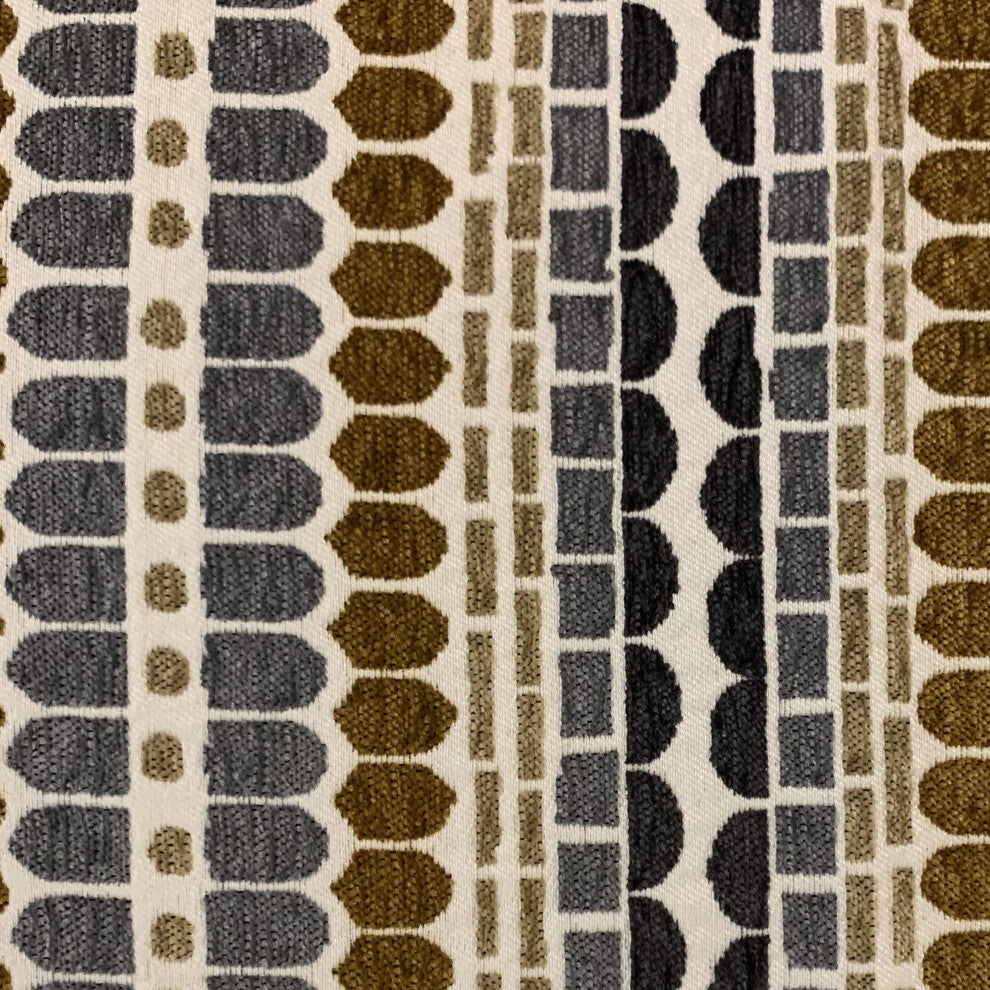 Plutus Green, Gray Harmony Border Luxury Throw Pillow, 24"x24"