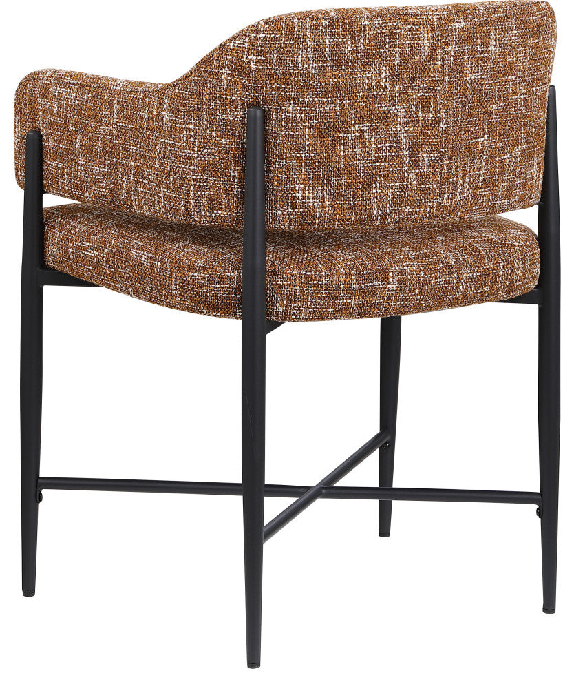 Dame Upholstered Dining Chair, Cognac