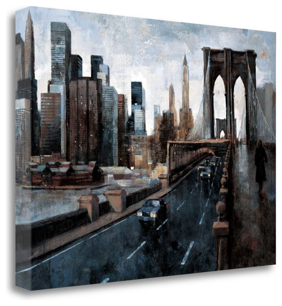 "Manhattan Without You" By Marti Bofarull, Giclee Print on Gallery Wrap Canvas