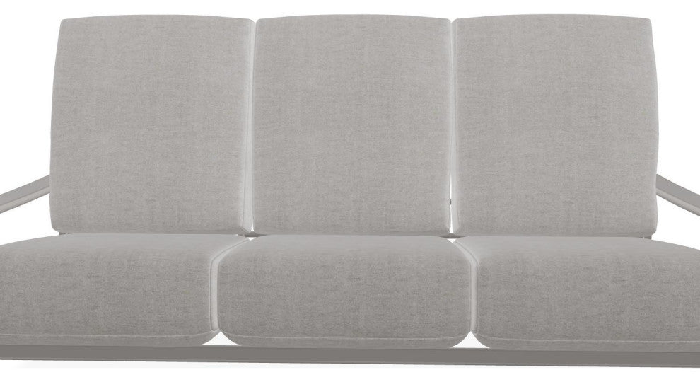 St. Catherine Deep Seat 3-Seat Outdoor Sofa, Charter Silk/Warm Gray