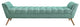 Modern Contemporary Fabric Bench , Blue, Fabric