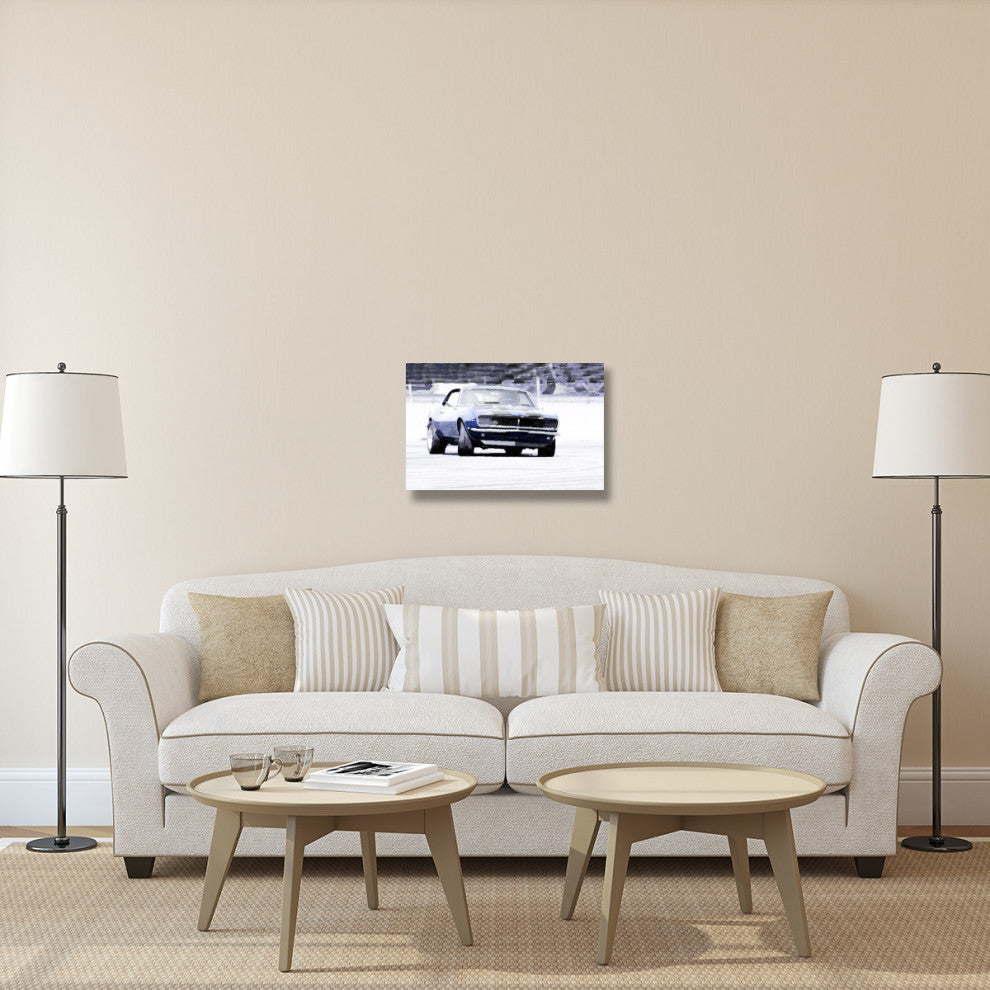 "1968 Chevy Camaro Watercolor" Fine Art Print