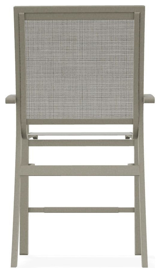 Kendall Sling Balcony Height Stackable Outdoor Stool, Deacon/Storm