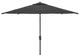 Safavieh Kamen 10 Ft Auto Tilt Umbrella, Black