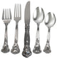 Gorham Sterling Silver Chantilly 5-Piece Place Set with Place Soup Spoon