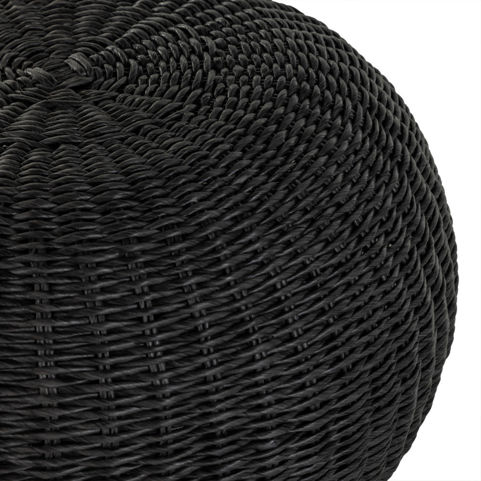 Phoenix Outdoor Accent Stool-Vntg Coal