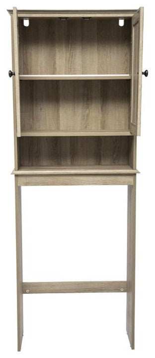 Dune Farmhouse Over the Toilet Bathroom Storage Cabinet, Brown