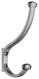 Decorative Hooks For The Home, Brushed Chrome