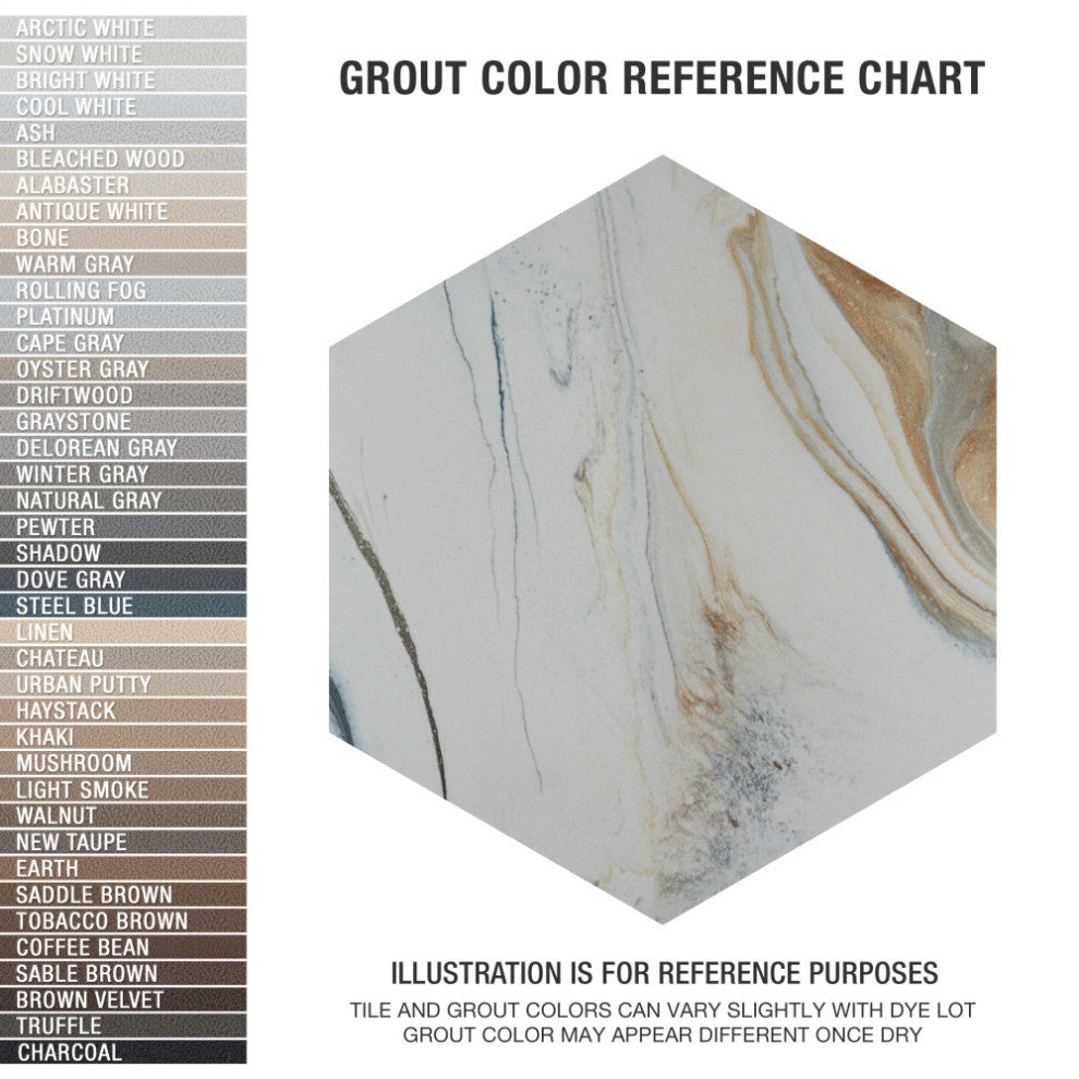 Marmaris Hex Porcelain Floor and Wall Tile