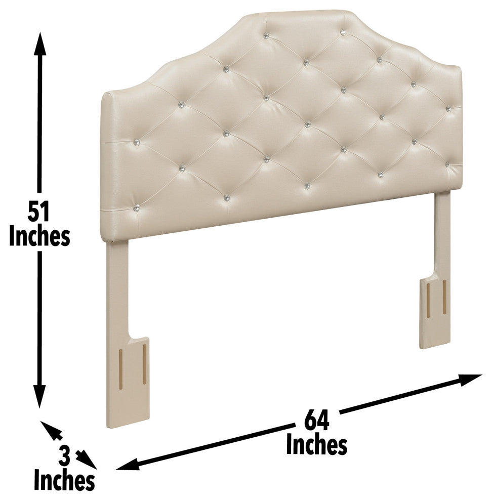 Dawson Queen Headboard Silver
