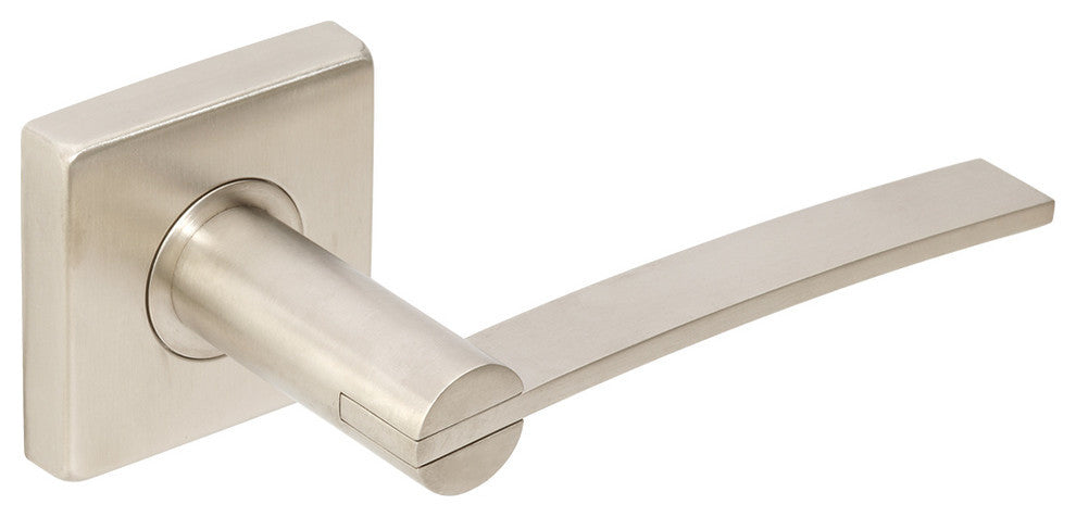 Horizon Lever, Half Passage, Right Hand, Satin Stainless Steel, 2-3/8" Backset