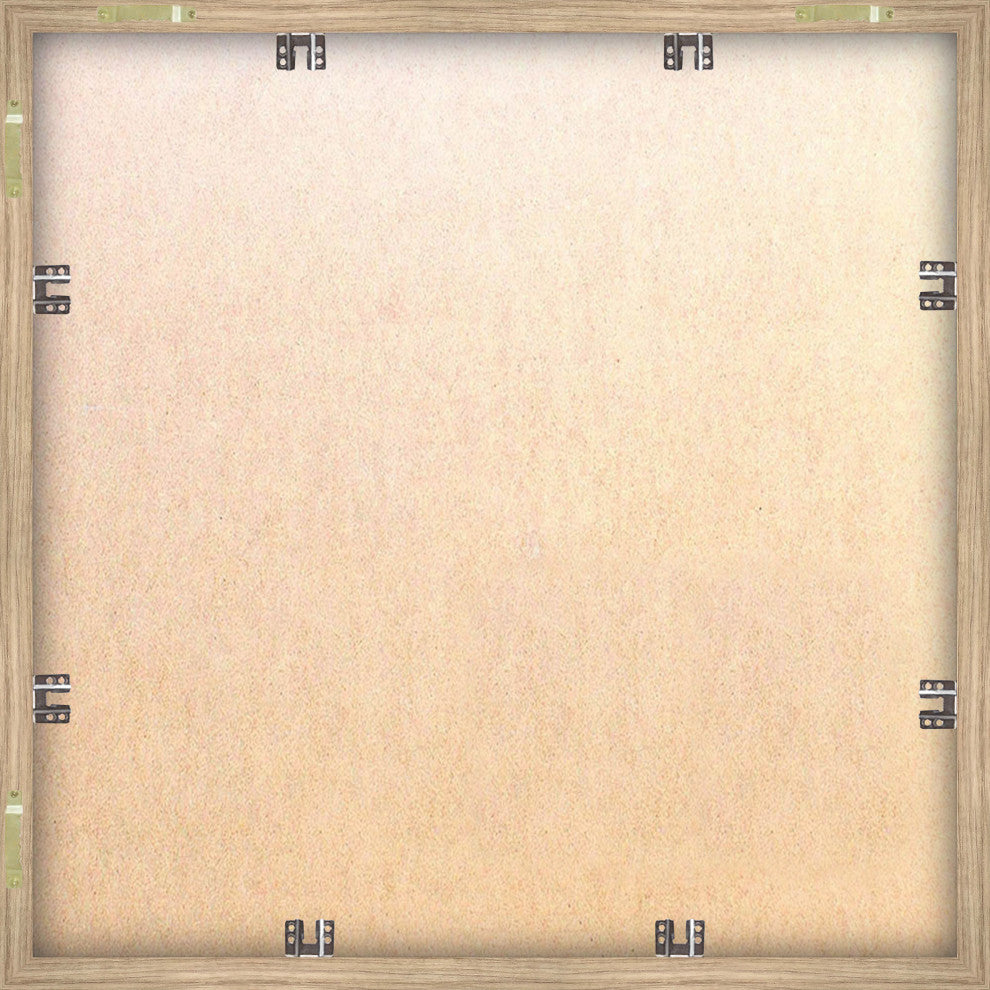 "Tidy Beach Chairs" Framed Painting Print, 12"x12"