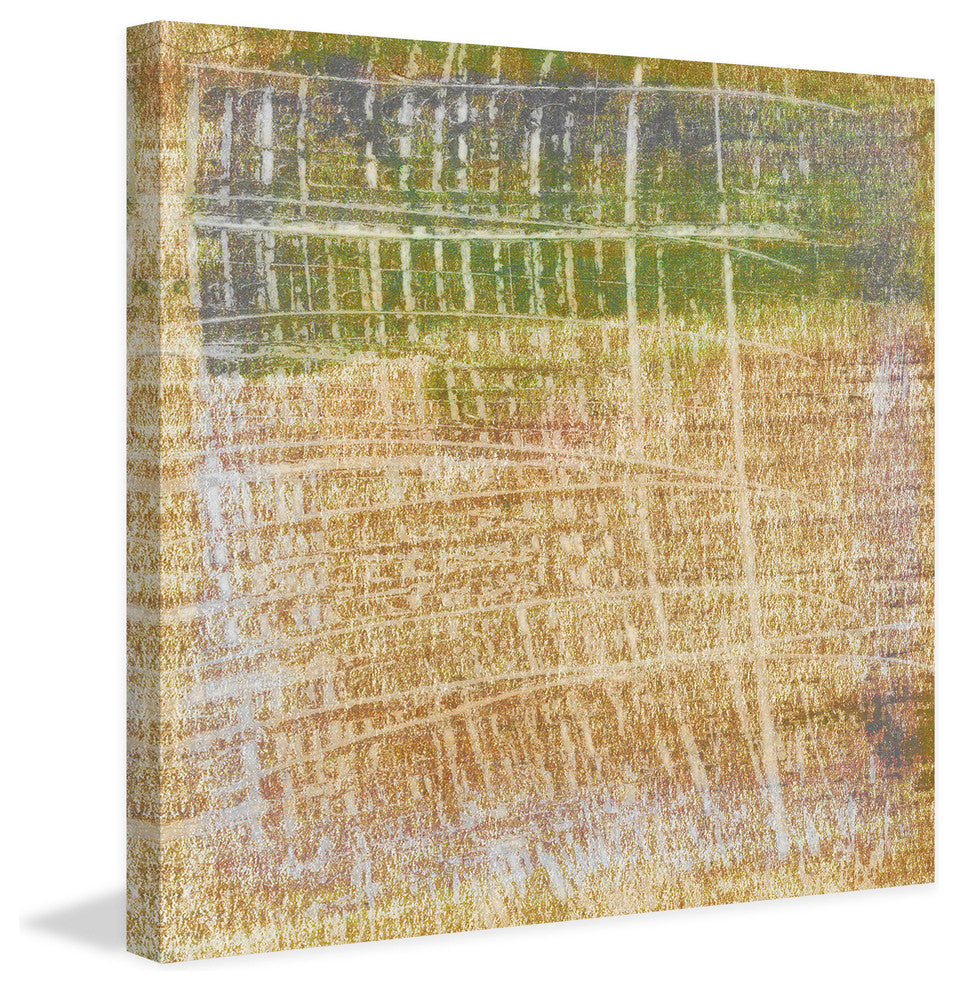 "Analog VI" Painting Print on Canvas by Aryai
