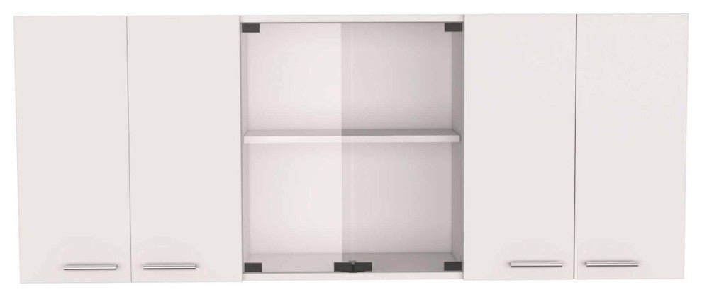 Yuma 59" Wall Cabinet, White