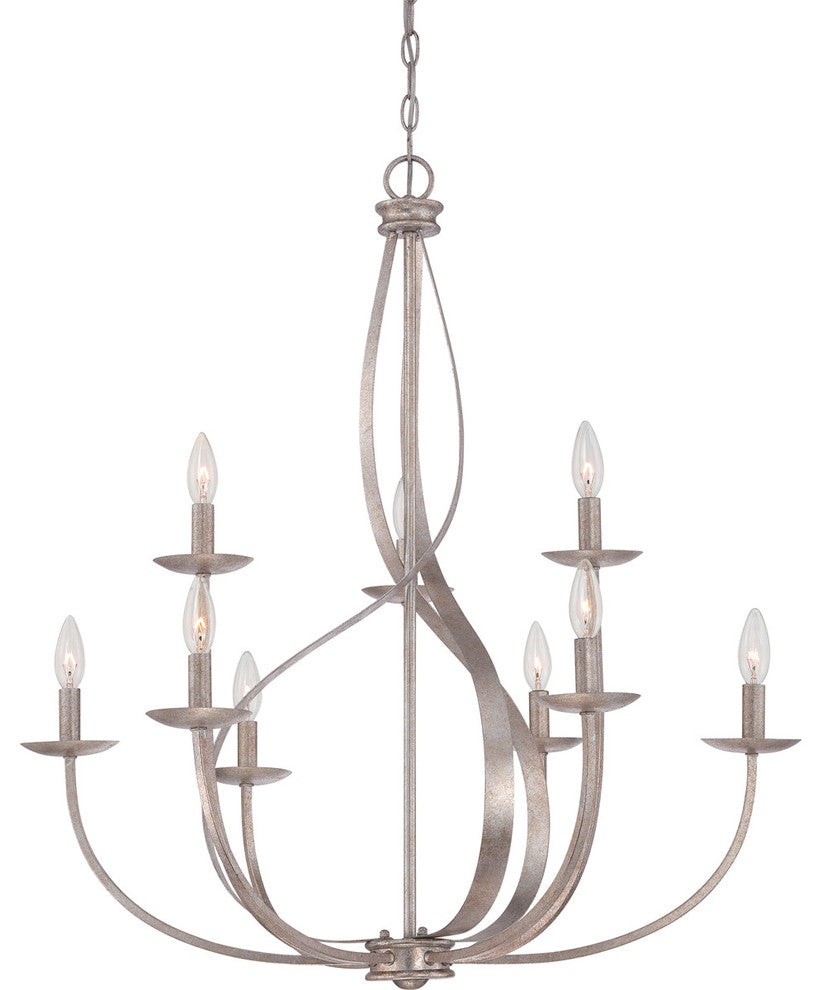 Quoizel SER5009IF Nine Light Chandelier Serenity Italian Fresco