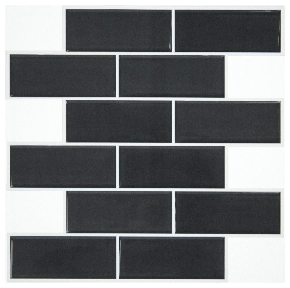 Charcoal Seaglass Sticktile