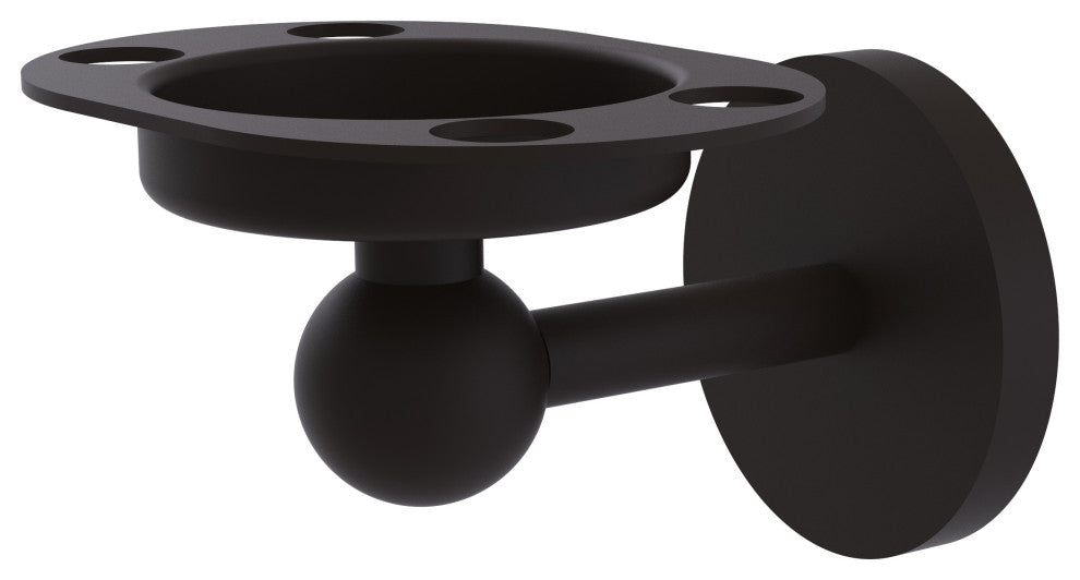 Skyline Toothbrush Holder With Twist Accents, Oil Rubbed Bronze