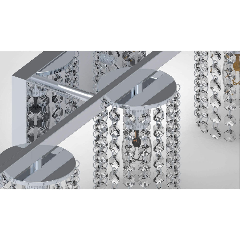 Camille 3-light Round Shade Wall Sconce