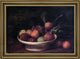 Henri FantinLatour Plums and Peaches Framed Premium Canvas Print, 16"x24"