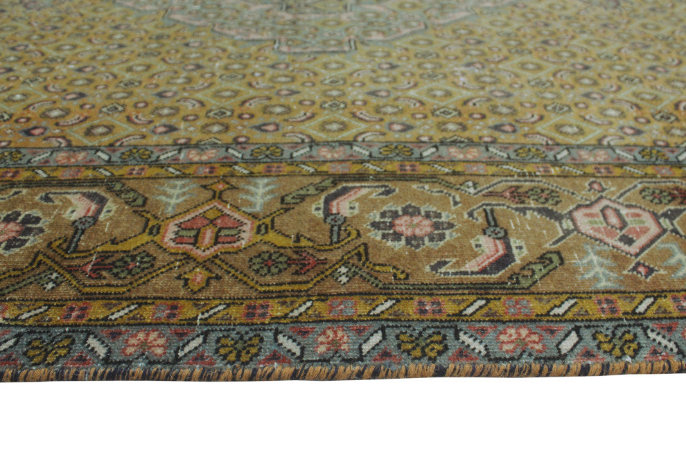 Semi-Antique Dinara Gold Rug