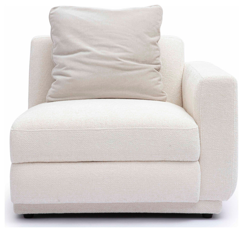 Perry Chenille Modular Corner Chair, Raf