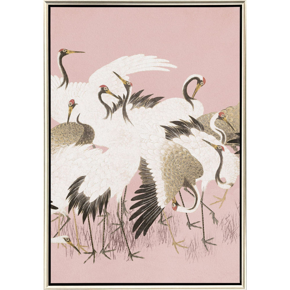 Curious Cranes, Pinna Canvas