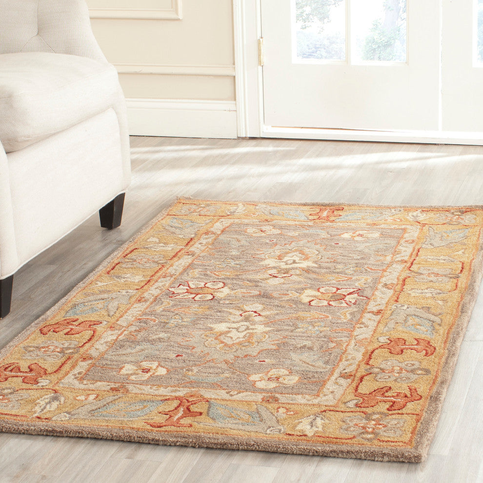 Safavieh Anatolia Collection AN577 Rug, Brown/Camel, 4'x6'