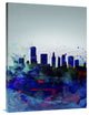"Miami Watercolor Skyline" Fine Art Print