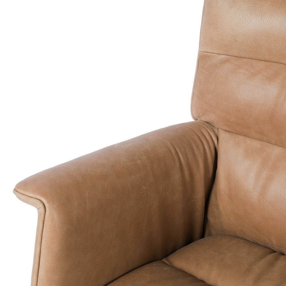 Humphrey Desk Chair Palermo Drift, Polished Aluminum