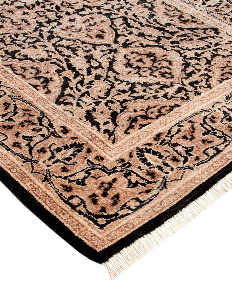 Mogul, One-of-a-Kind Hand-Knotted Area Rug Black, 2' 9 x 4' 2
