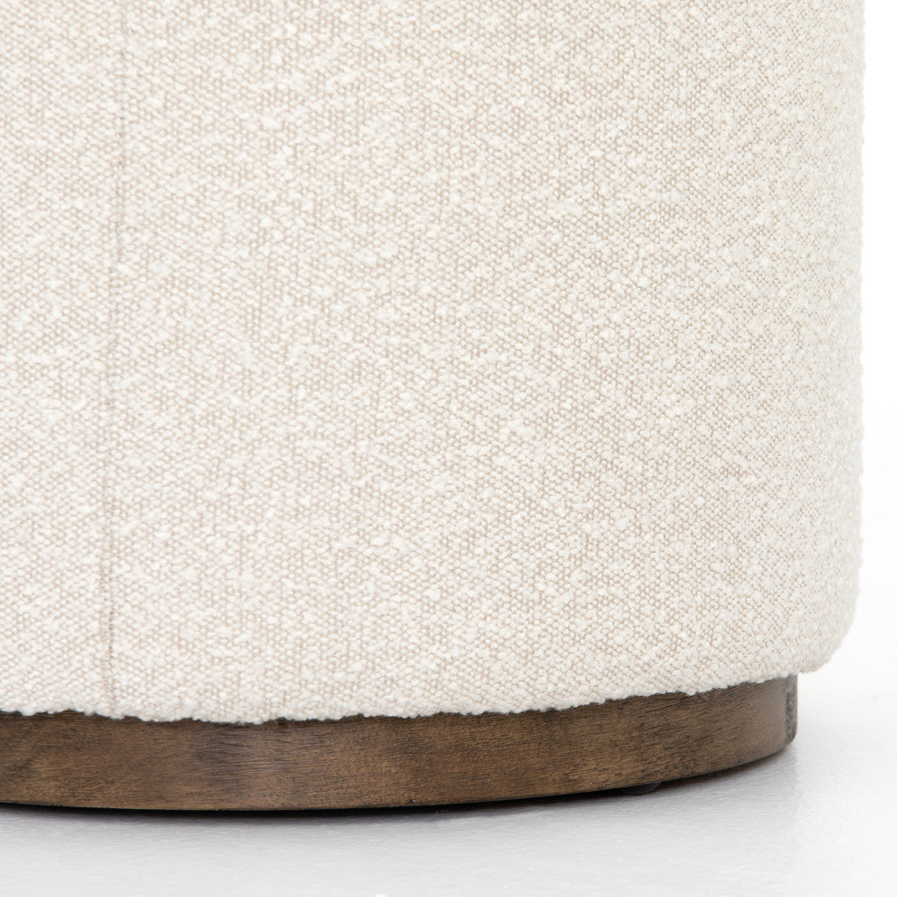 Sinclair Round Ottoman-Knoll Natural